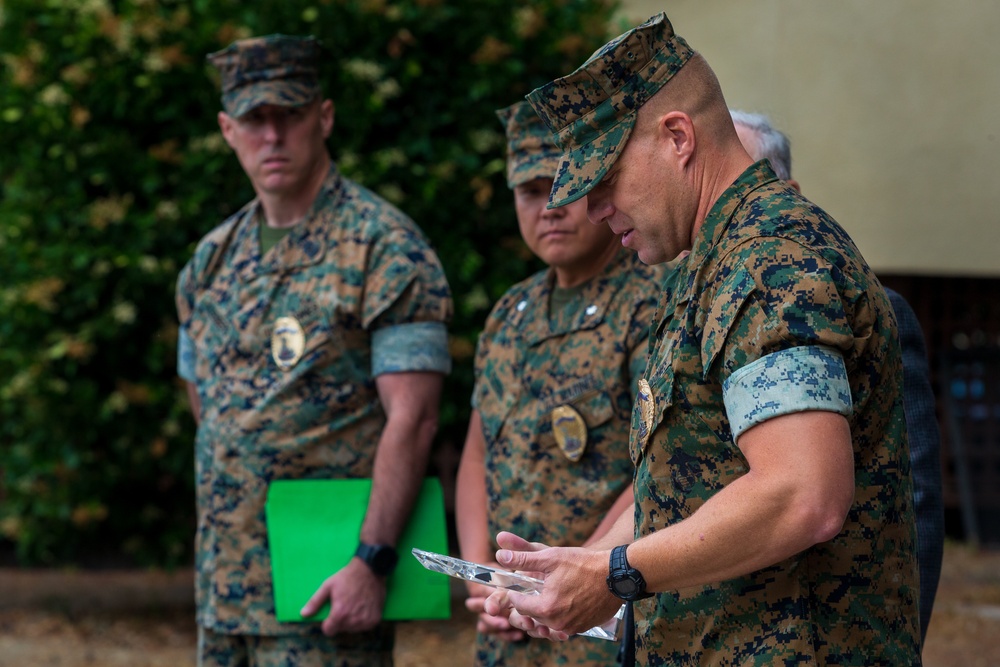 Pendleton PMO Marine receives Kallstrom Leadership Award