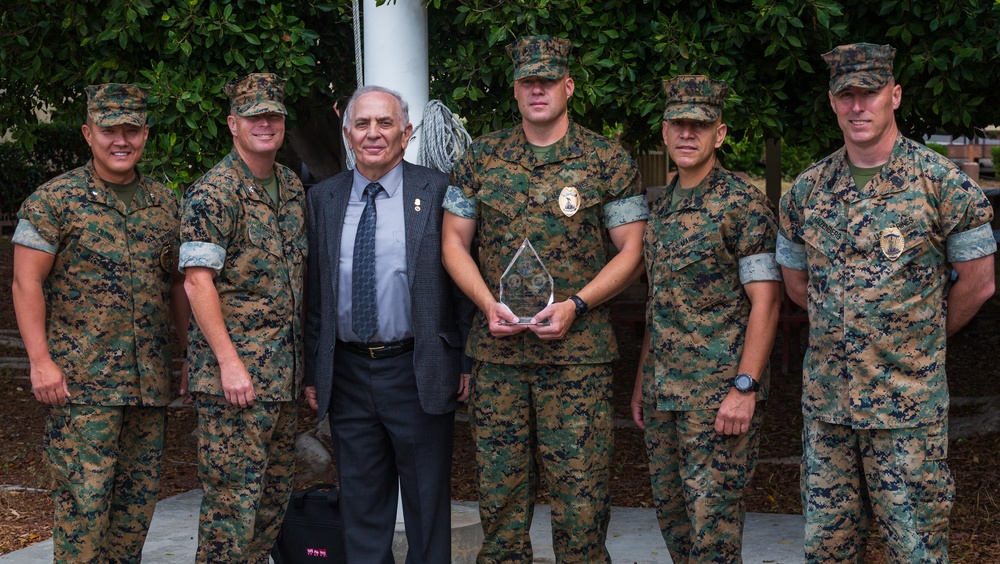 Pendleton PMO Marine receives Kallstrom Leadership Award