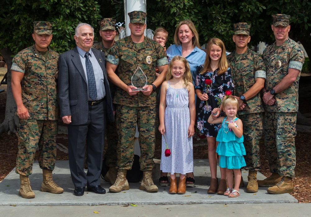 Pendleton PMO Marine receives Kallstrom Leadership Award