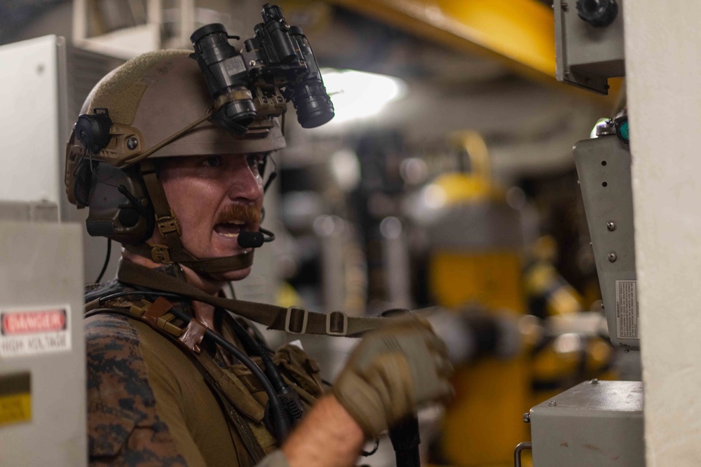 Marines Conduct a Maritime Interdiction Operation Training Exercise