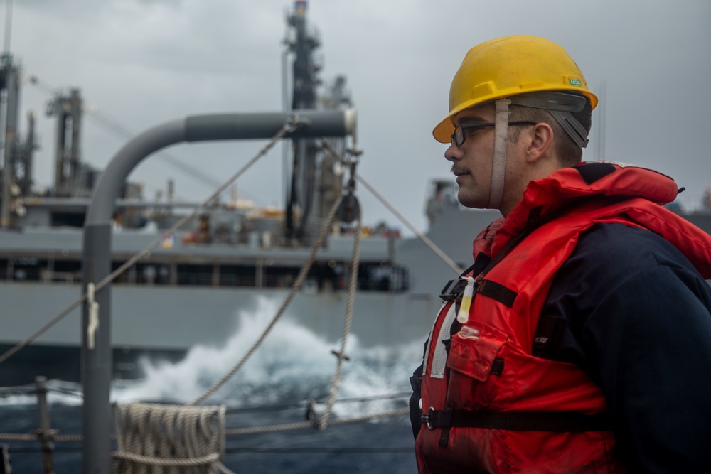 USS Curtis Wilbur replenishment-at-sea