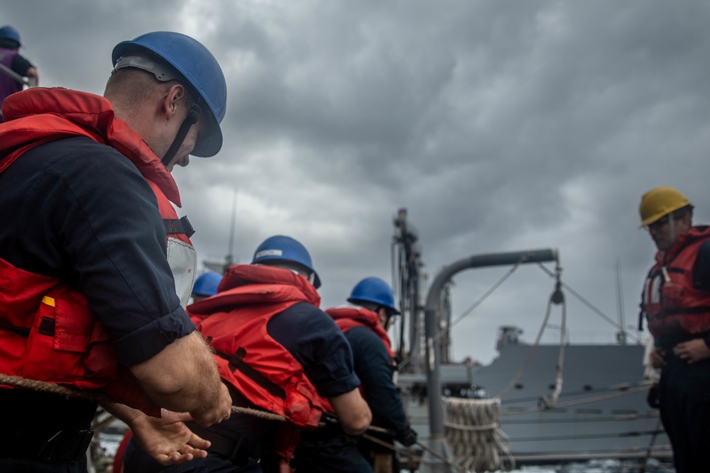 USS Curtis Wilbur replenishment-at-sea