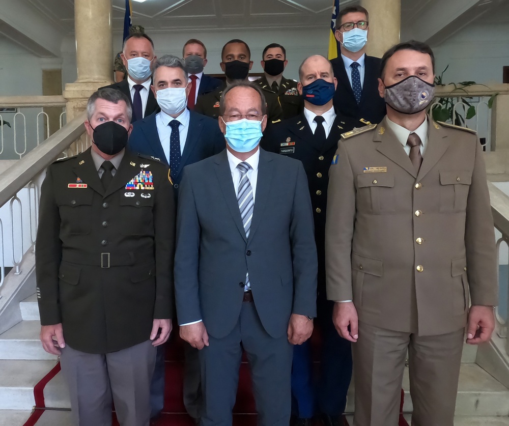 Partnership Endures Through COVID-19 Pandemic – MDNG Top General Conducts Initial Visit to Bosnia and Herzegovina