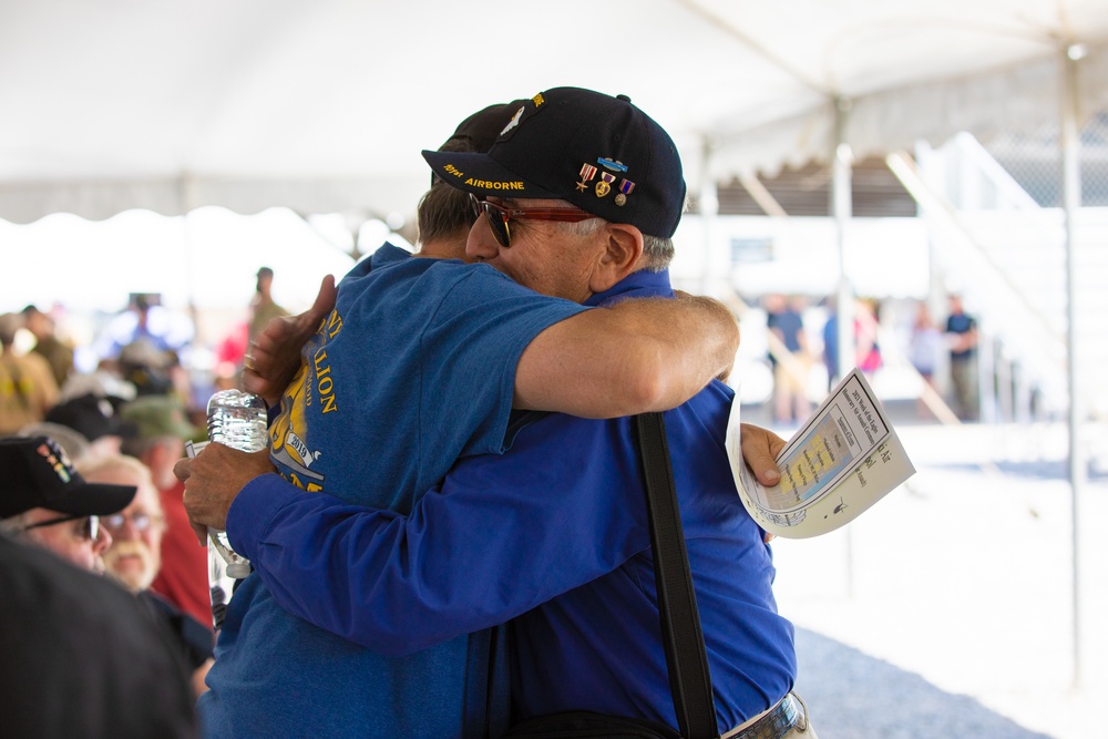 Vietnam Veterans Embrace