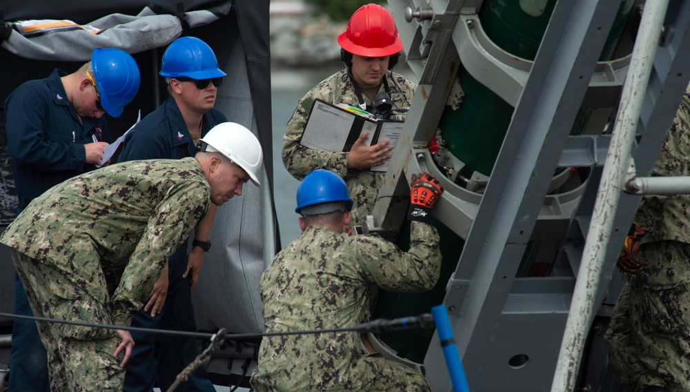 USS Scranton ADCAP Onload