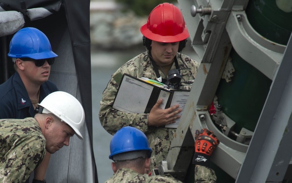 USS Scranton ADCAP Onload