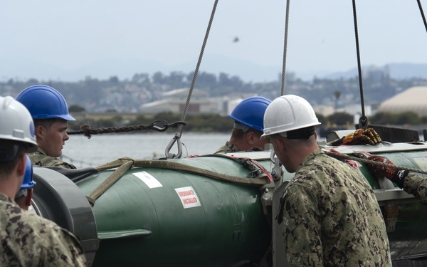 USS Scranton ADCAP Onload