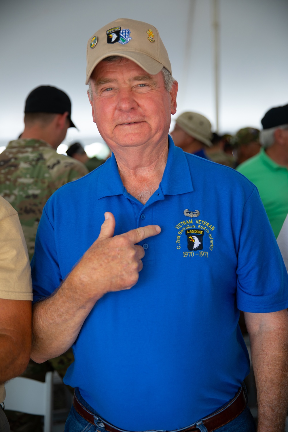 Vietnam Veteran is Proud of his Honorary Air Assault Badge