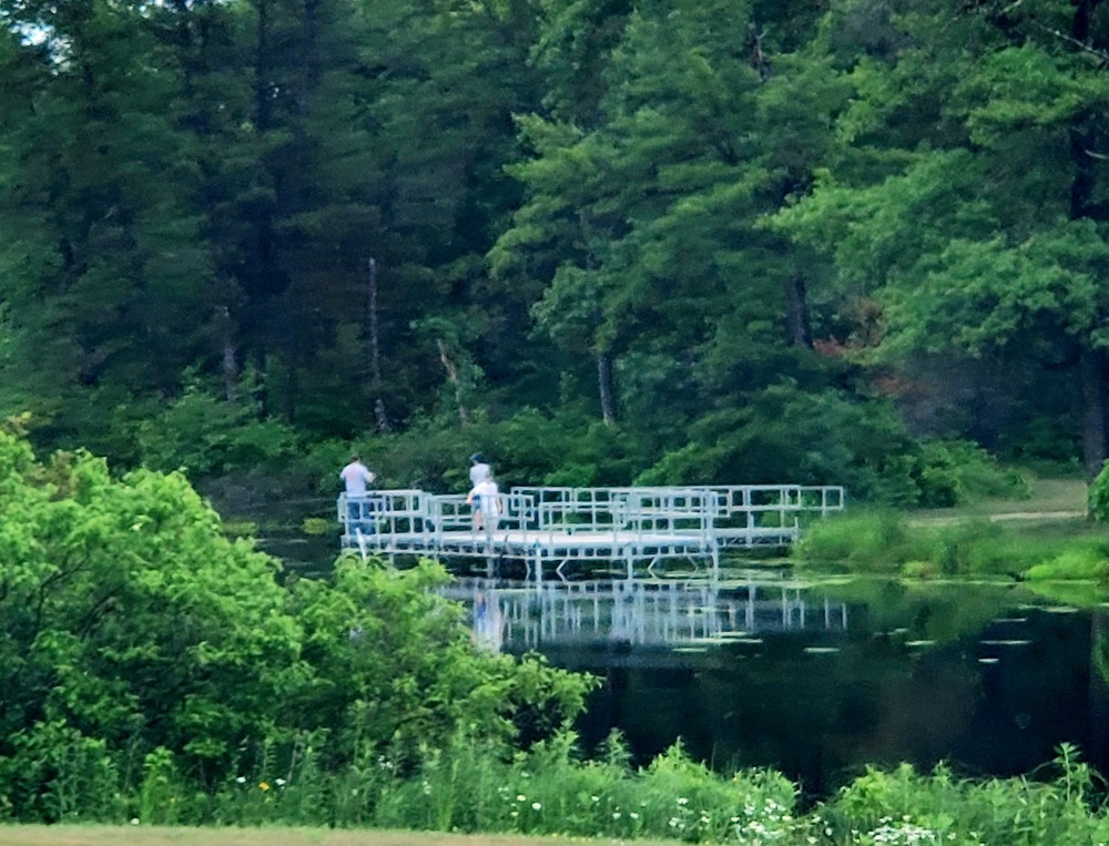 Fishing at Fort McCoy