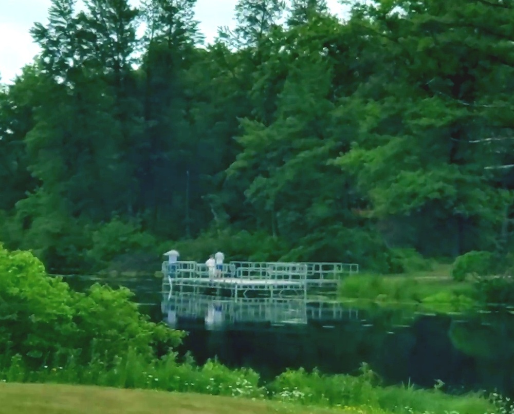 Fishing at Fort McCoy