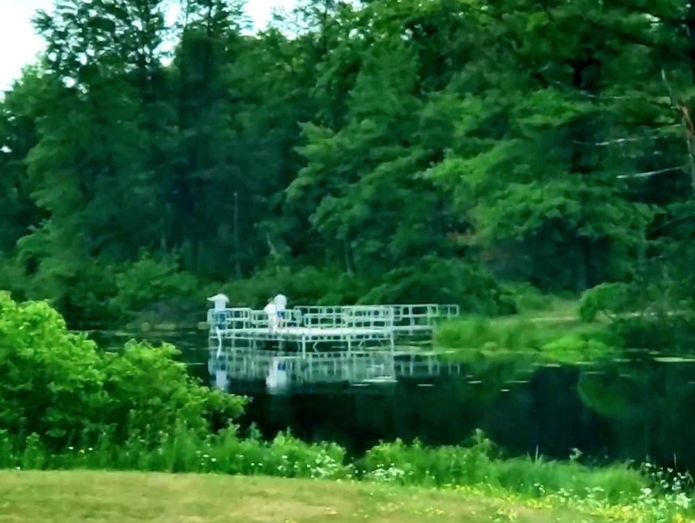 Fishing at Fort McCoy