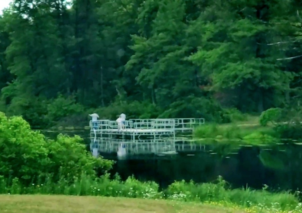 Fishing at Fort McCoy