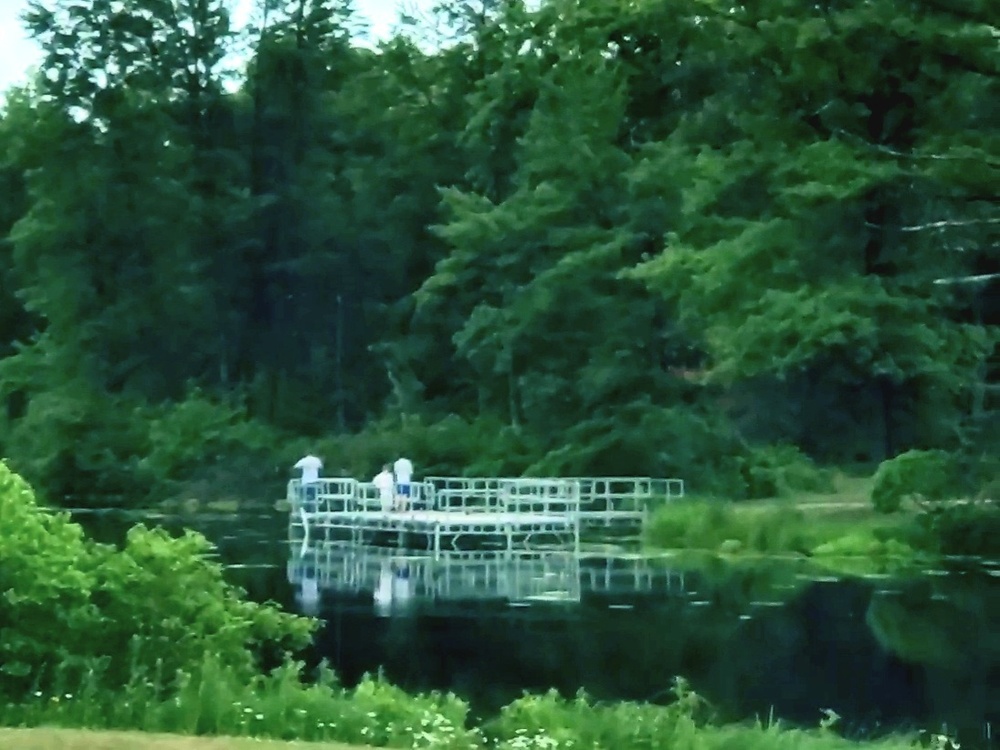 Fishing at Fort McCoy