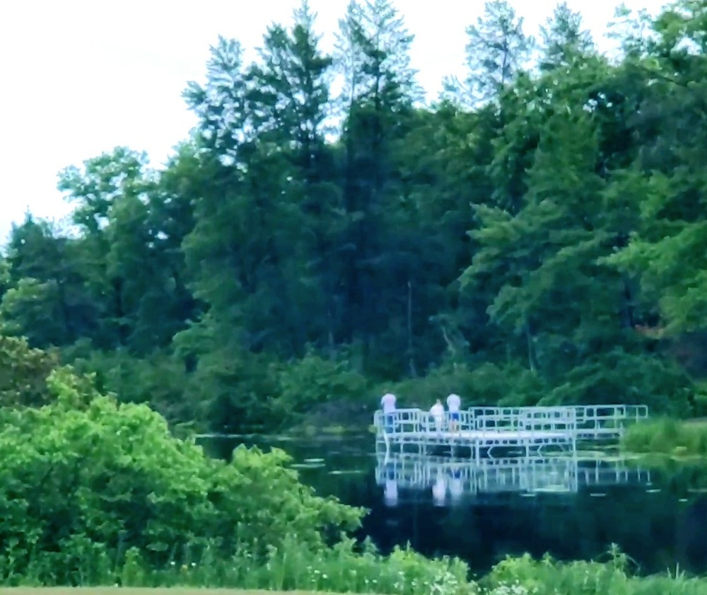 Fishing at Fort McCoy