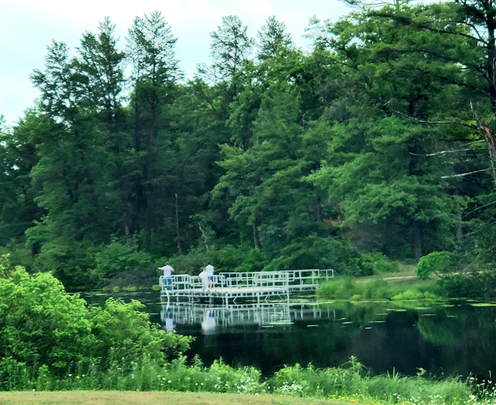 Fishing at Fort McCoy