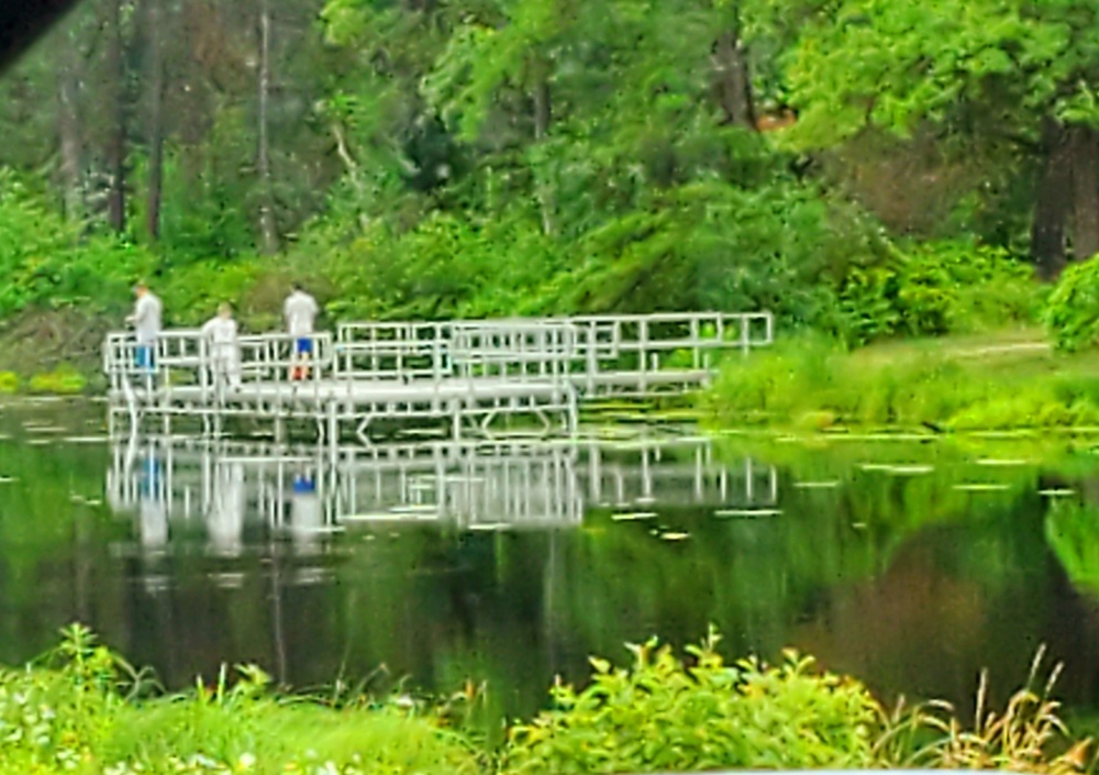 Fishing at Fort McCoy