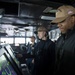 Sailors Man The Bridge of USS Carl Vinson (CVN 70)