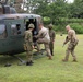 Japan Ground Self-Defense Force train U.S. Soldiers on helicopter loading procedures during Orient Shield 21-2