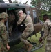 Japan Ground Self-Defense Force members train U.S. Soldiers on helicopter loading procedures during Orient Shield 21-2