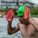 Battle Group Poland joins Polish uniformed services for run and swim race