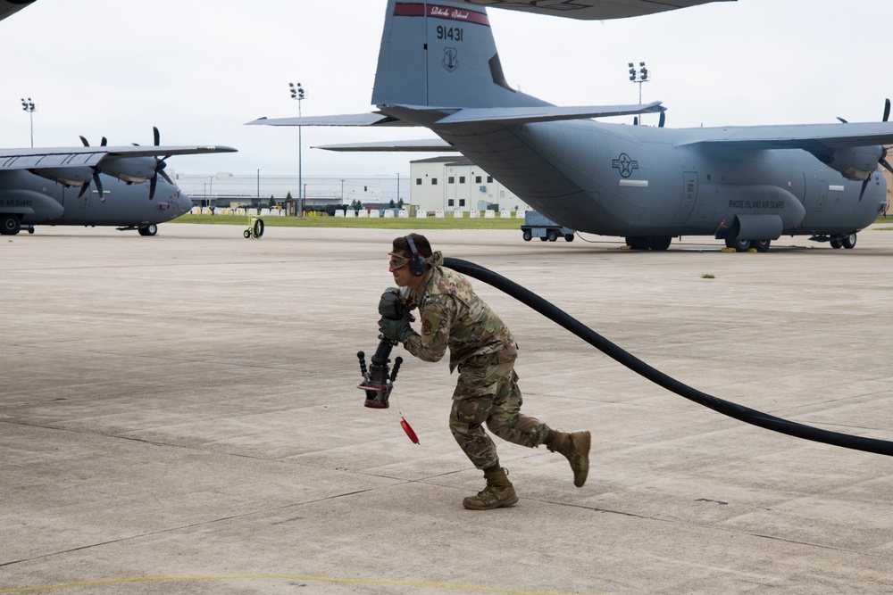 143d Airlift Wing Performs Large Scale Readiness Exercise