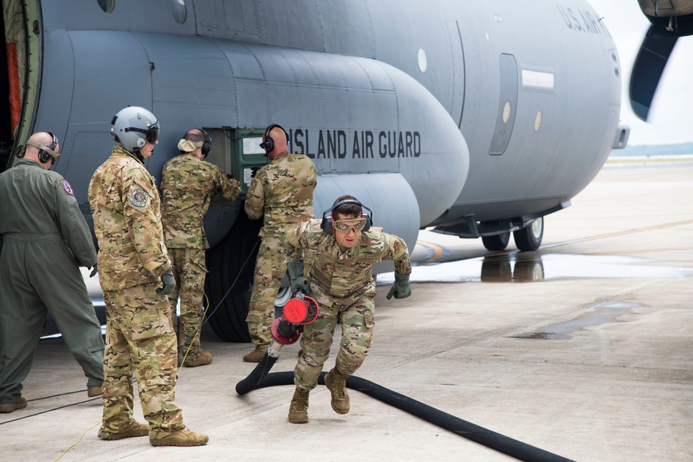 143d Airlift Wing Performs Large Scale Readiness Exercise