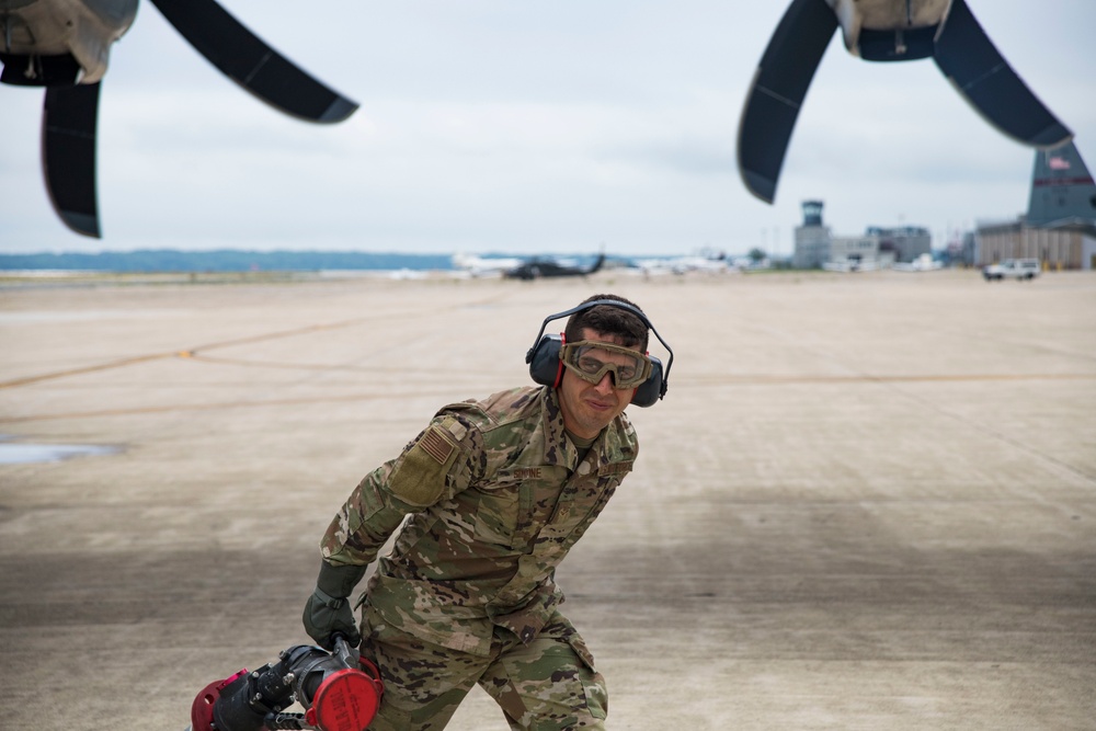 143d Airlift Wing Performs Large Scale Readiness Exercise