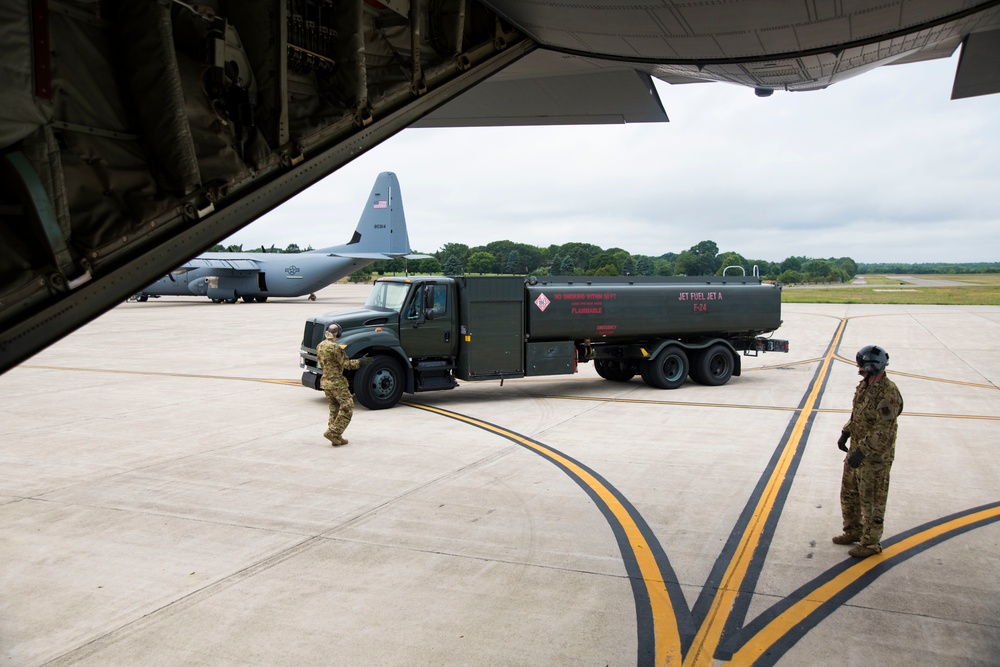 143d Airlift Wing Performs Large Scale Readiness Exercise