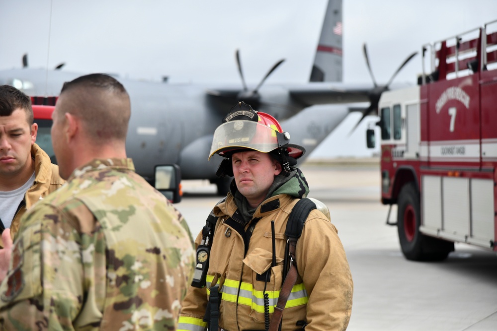 143d Airlift Wing Performs Large Scale Readiness Exercise