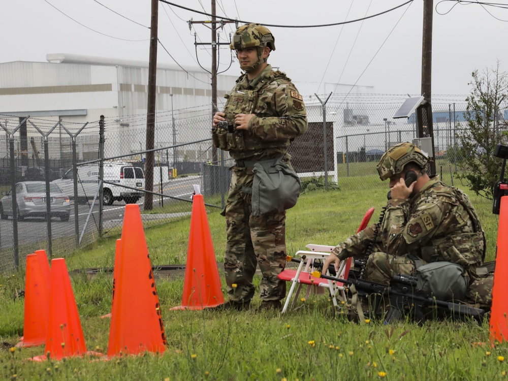 143d Airlift Wing Performs Large Scale Readiness Exercise