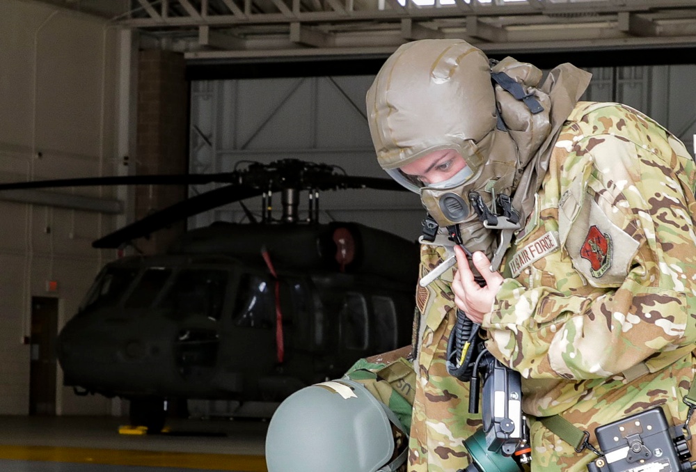 143d Airlift Wing Performs Large Scale Readiness Exercise