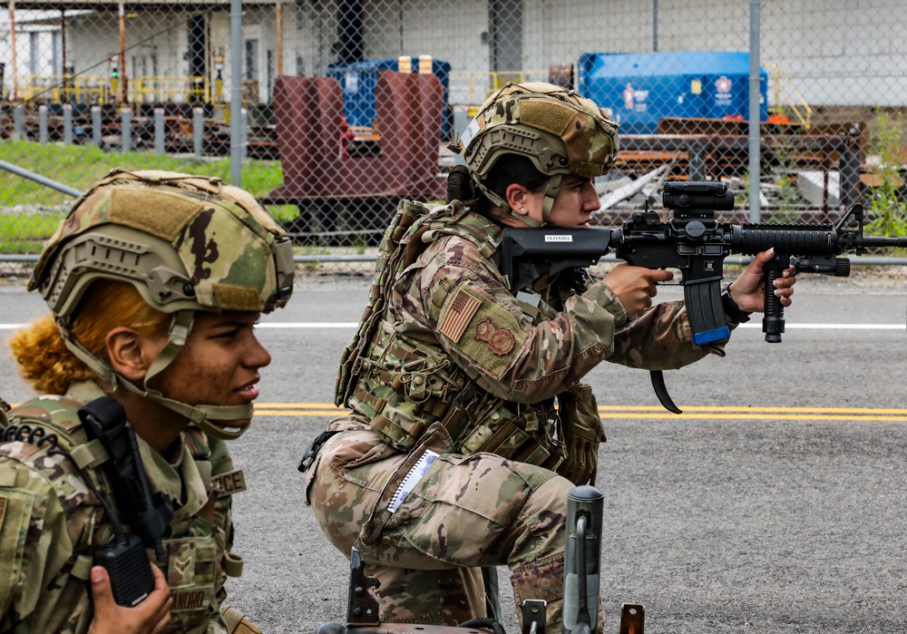 143d Airlift Wing Performs Large Scale Readiness Exercise