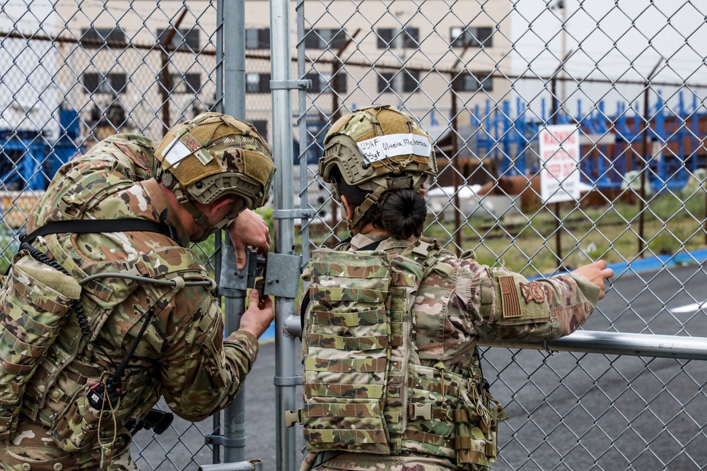 143d Airlift Wing Performs Large Scale Readiness Exercise