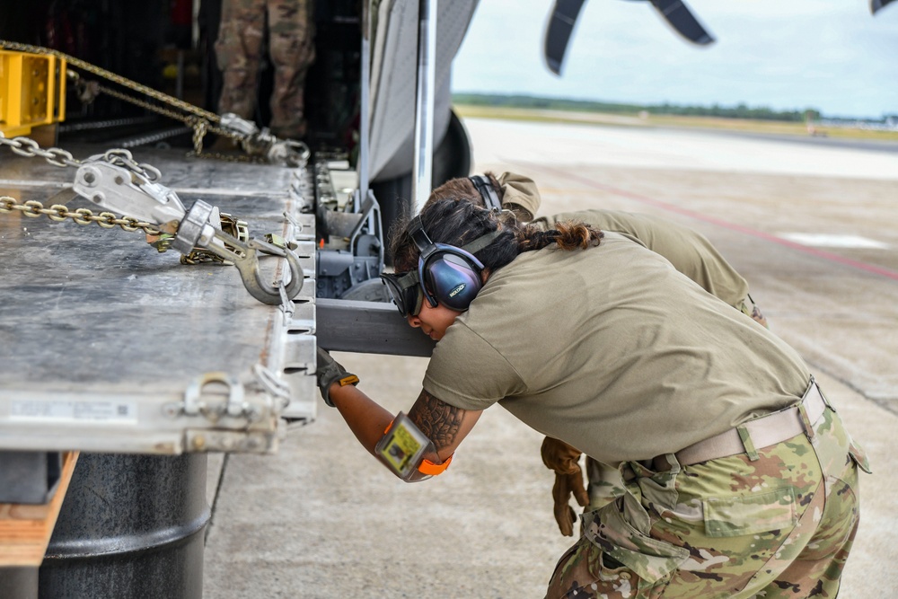 143d Airlift Wing Performs Large Scale Readiness Exercise