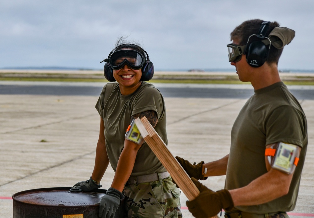 143d Airlift Wing Performs Large Scale Readiness Exercise