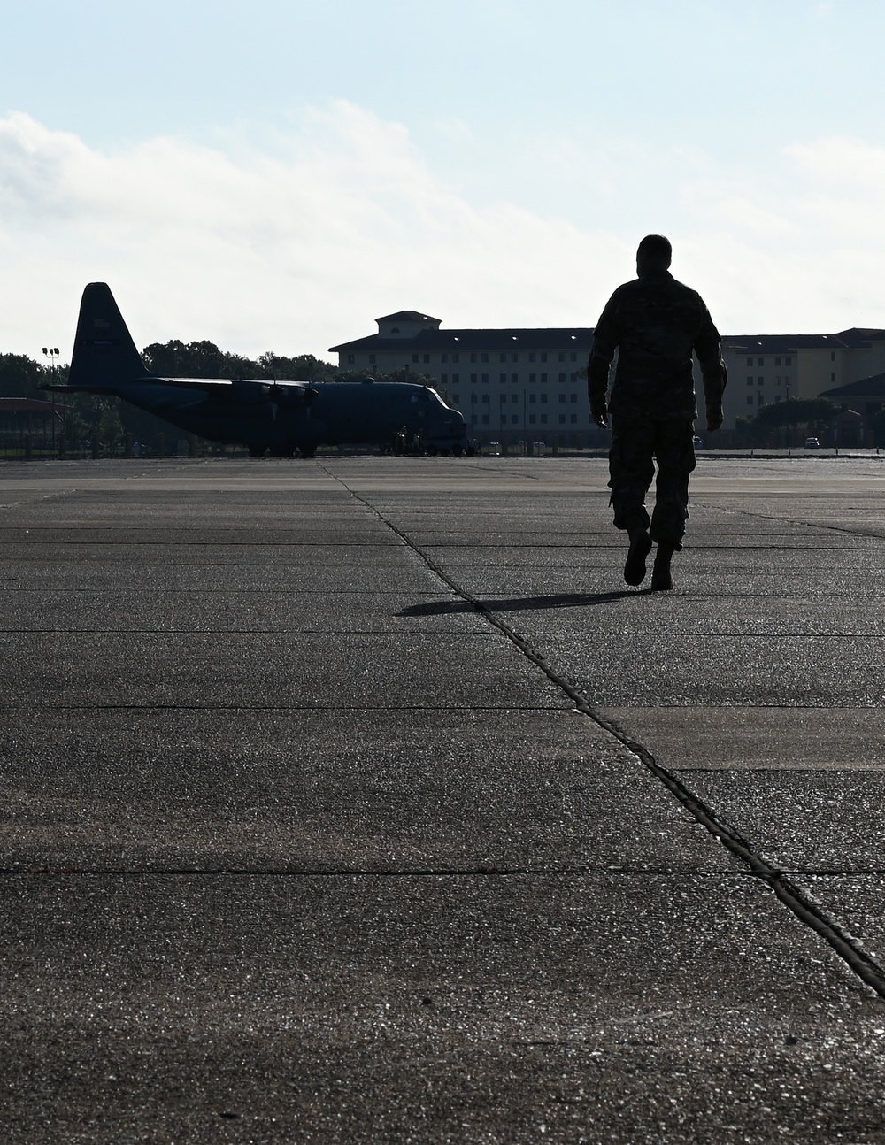 The 908th AW's traditional FOD walk looked, felt different