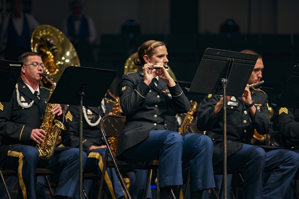 246th U.S. Army Band plays during Carolina Celebration of Liberty for summer tour