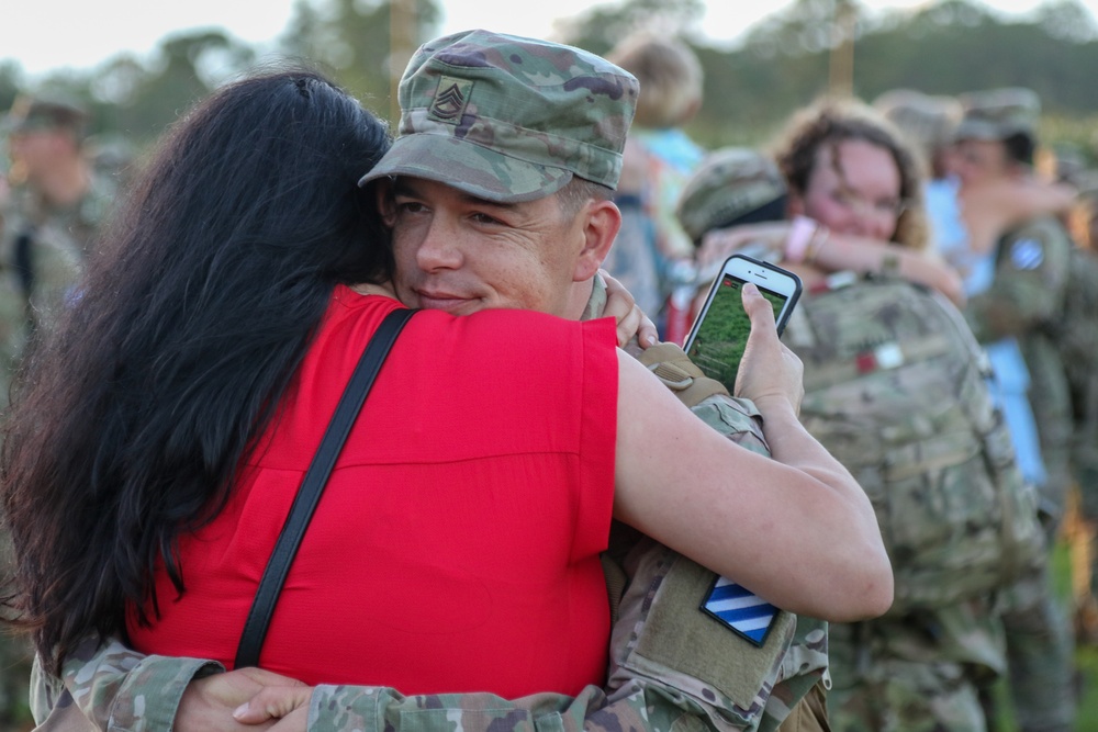 3rd Infantry Division Soldiers redeploy from Korea