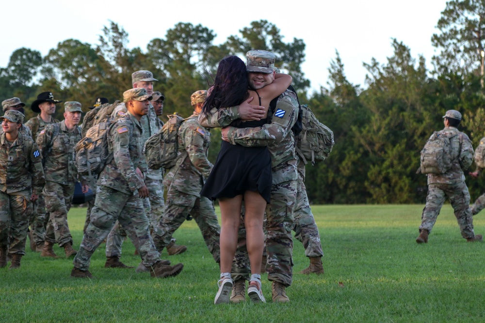 3rd Infantry Division Soldiers redeploy from Korea