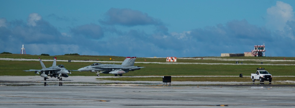 VMFA 232 lands on Andersen