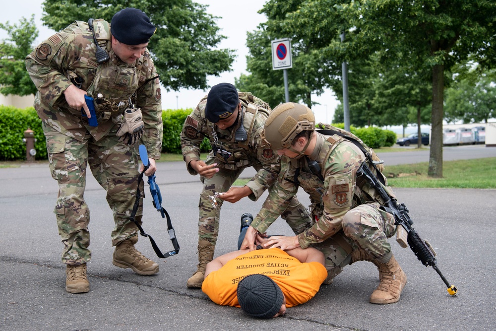 Spangdahlem AB conducts active shooter exercise