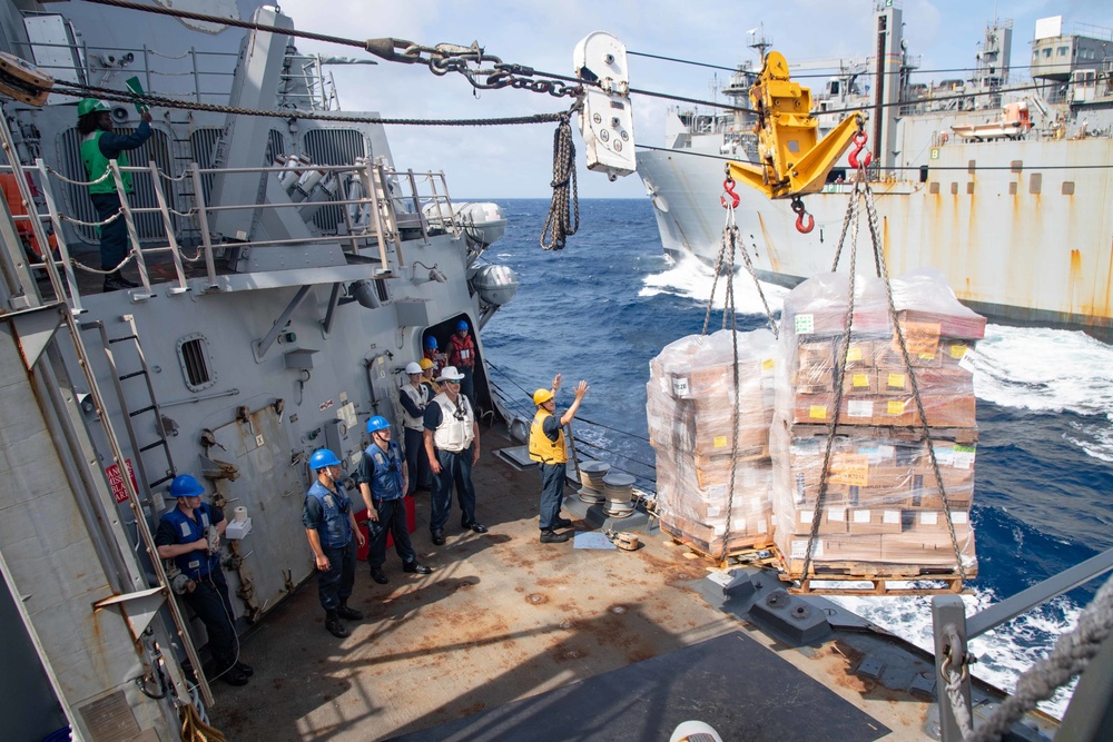 USS Kidd Conducts Replenishment-at-Sea USS Kidd Conducts Replenishment-at-Sea