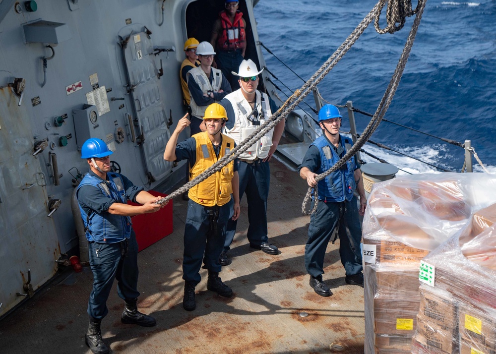 USS Kidd Conducts Replenishment-at-Sea USS Kidd Conducts Replenishment-at-Sea