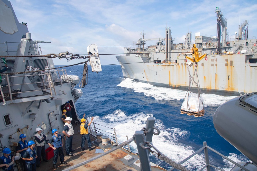 USS Kidd Conducts Replenishment-at-Sea USS Kidd Conducts Replenishment-at-Sea