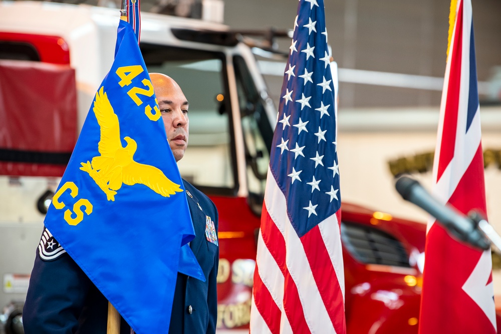 423rd CS Change of Command