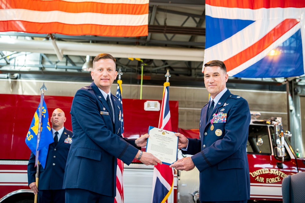 423rd CS Change of Command