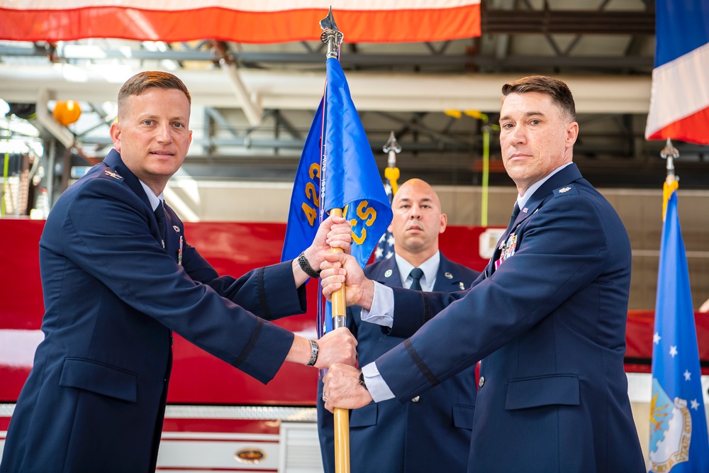 423rd CS Change of Command