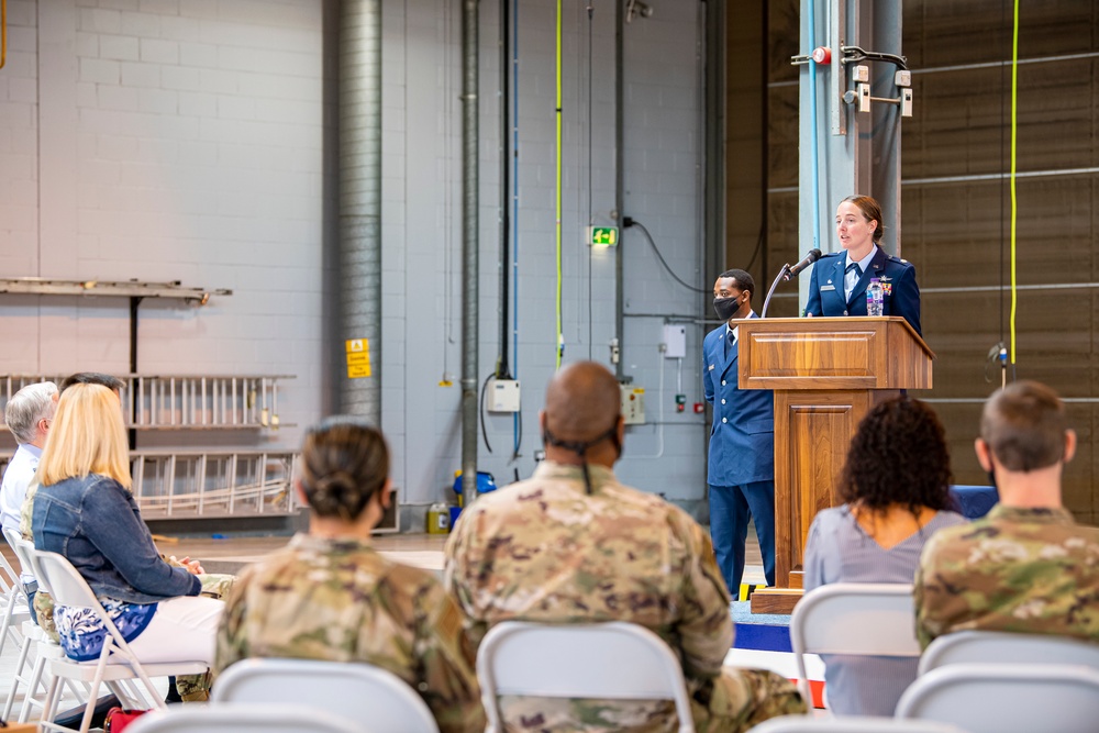 423rd CS Change of Command