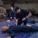 Sailors participate in Tactical Casualty Combat Care class.