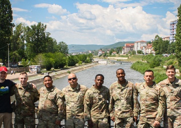 KFOR and Kosovo community members unite for river cleanup